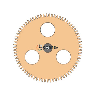 Храповое колесо автоподзавода №1482 для механизма Eta 7750